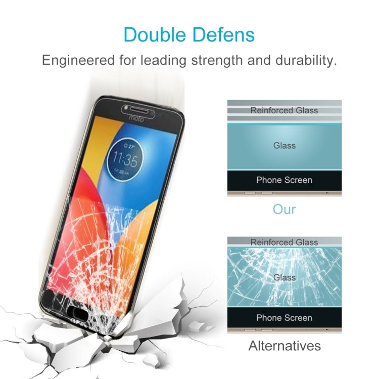 1 ชิ้นสำหรับ Motorola Moto C 0.3 มิลลิเมตร 9H ความแข็งพื้นผิว 2.5D ฟิล์มกระจกนิรภัยป้องกันการระเบิดแบบเต็มหน้าจอ, For Moto C  (1 PC)