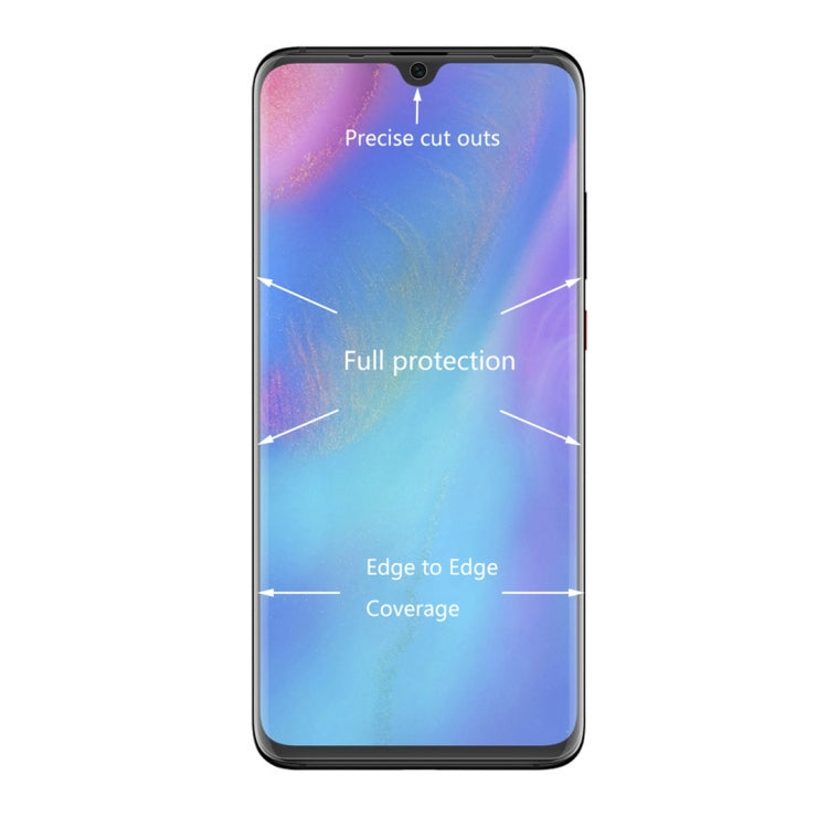 ENKAY Hatprince 3D แบบเต็มหน้าจอ PET Curved Hot Bending HD ฟิล์มกันรอยหน้าจอสำหรับ Huawei P30 Pro, For Huawei P30 Pro