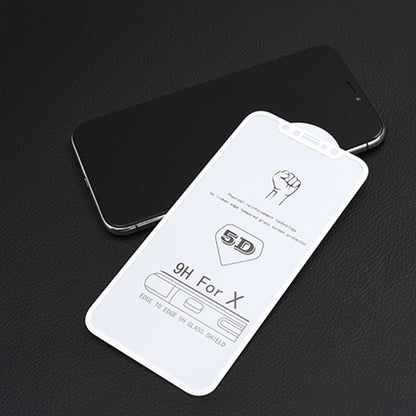 ฟิล์มกระจกนิรภัยแบบเต็มหน้าจอ 9H 5D กาวเต็มสำหรับ OnePlus 6T, For OnePlus 6T