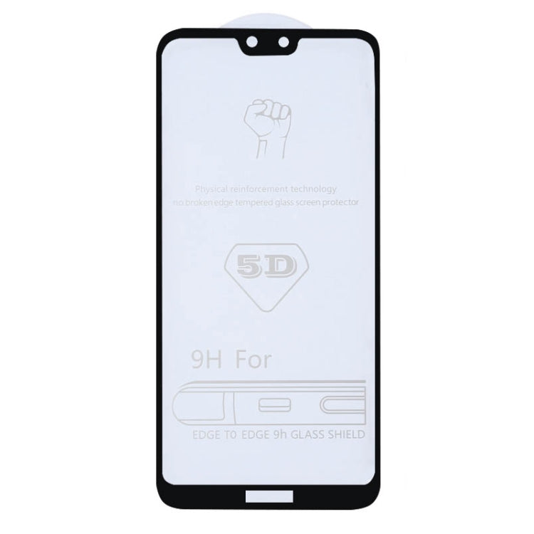 ฟิล์มกระจกนิรภัยแบบเต็มหน้าจอ 9H 5D กาวเต็มสำหรับ Huawei Honor 9i, For Huawei Honor 9i
