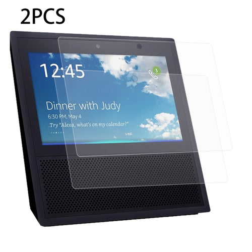 2 ชิ้นสำหรับ Amazon Echo Show 0.3mm 9H ความแข็งพื้นผิวกระจกกันรอยหน้าจอ