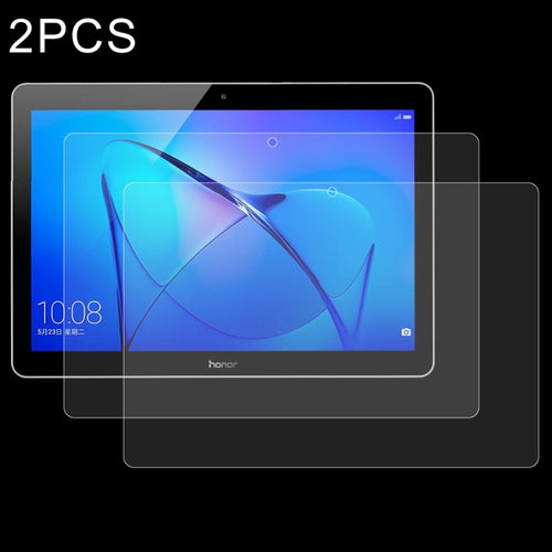 2 ชิ้นสำหรับ Huawei MediaPad T3 10 9.6 นิ้ว 0.3 มิลลิเมตร 9H ความแข็งพื้นผิวเต็มหน้าจอกระจกกันรอยหน้าจอ, For MediaPad T3 10 9.6 inch