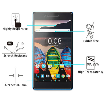 สำหรับ Lenovo TAB4 / TB-7304N 0.3mm 9H ความแข็งพื้นผิวกระจกกันรอยหน้าจอ, For TB-7304N