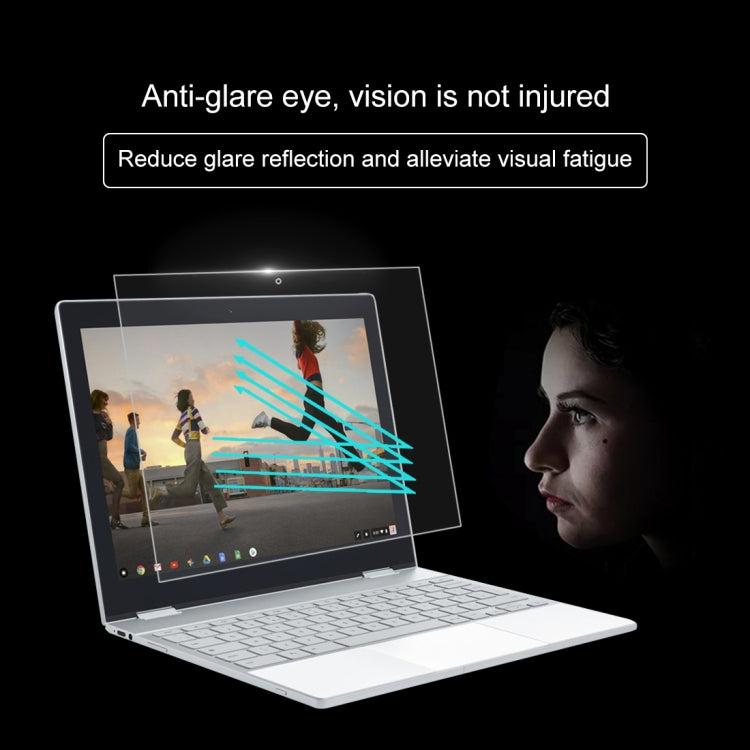 ฟิล์มกระจกนิรภัยแบบเต็มหน้าจอ 0.4 มม. 9H ความแข็งพื้นผิวสำหรับ Google Pixelbook 12.3 นิ้ว, For Google Pixelbook 12.3 inch
