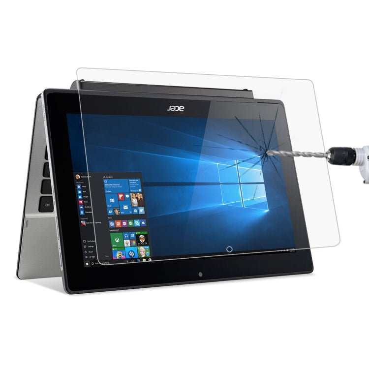 ฟิล์มกระจกนิรภัยแบบเต็มหน้าจอ 0.4mm 9H ความแข็งพื้นผิวสำหรับ Acer Switch 11V (SW5-173) 11.6 นิ้ว, For Acer Switch 11V (SW5-173) 11.6 inch