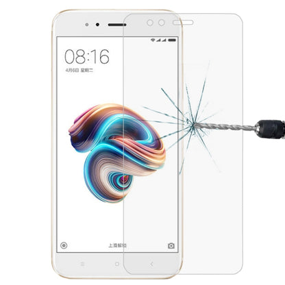 สำหรับ Xiaomi Mi 5X / A1 0.26mm 9H ความแข็งพื้นผิว 2.5D ฟิล์มกันรอยนิรภัยแบบเต็มหน้าจอป้องกันการระเบิด, For Mi 5X (1 PCS)
