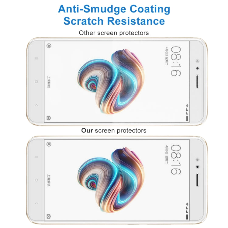 สำหรับ Xiaomi Mi 5X / A1 0.26mm 9H ความแข็งพื้นผิว 2.5D ฟิล์มกันรอยนิรภัยแบบเต็มหน้าจอป้องกันการระเบิด, For Mi 5X (1 PCS)