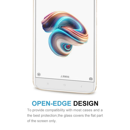 50 ชิ้นสำหรับ Xiaomi Mi 5X / A1 0.26mm 9H ความแข็งพื้นผิว 2.5D ฟิล์มกันรอยนิรภัยแบบเต็มหน้าจอป้องกันการระเบิดไม่มีแพ็คเกจขายปลีก, For Mi 5X (50 PCS)