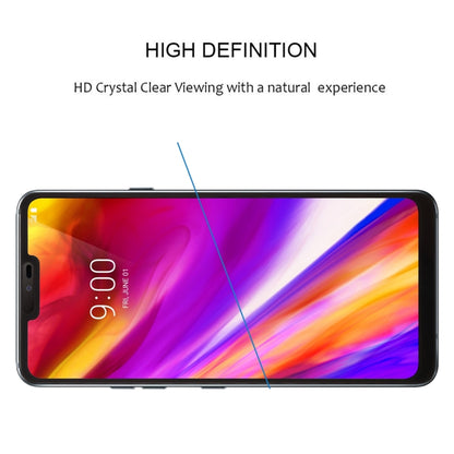 ฟิล์มกระจกนิรภัย 0.26 มม. 9H 2.5D สำหรับ LG G7 ThinQ, For LG G7 ThinQ(Black)