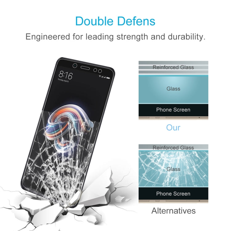 0.26mm 9H ความแข็งพื้นผิว 2.5D ขอบโค้งฟิล์มกระจกนิรภัยสำหรับ Xiaomi Redmi Note 5 Pro, For Redmi Note 5 Pro (1 PC)