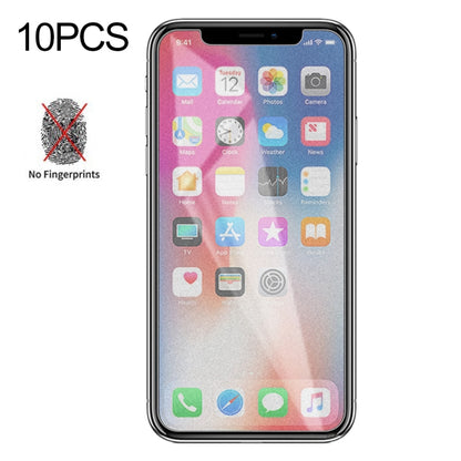 สำหรับ iPhone X / XS / iPhone 11 Pro 10 ชิ้น Non-Full Matte Frosted ฟิล์มกระจกนิรภัย, For iPhone X / XS / iPhone 11 Pro(10 PCS)