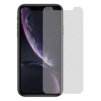 สำหรับ iPhone XR / iPhone 11 50 ชิ้นฟิล์มกระจกนิรภัย Matte Frosted ไม่มีแพ็คเกจขายปลีก, For iPhone XR / iPhone 11(50 PCS)