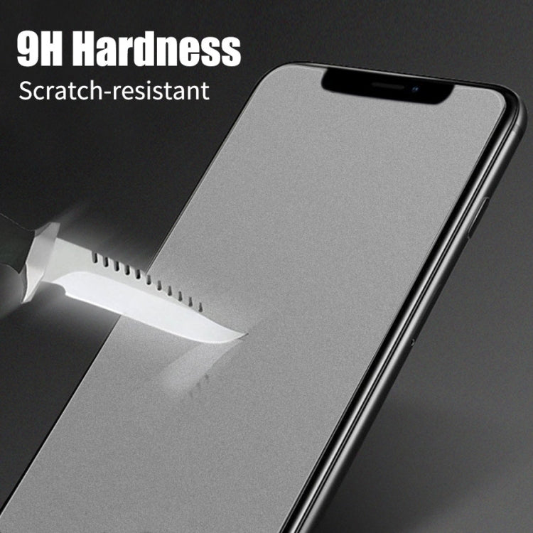 สำหรับ iPhone XR / iPhone 11 50 ชิ้นฟิล์มกระจกนิรภัย Matte Frosted ไม่มีแพ็คเกจขายปลีก, For iPhone XR / iPhone 11(50 PCS)