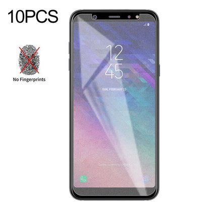 10 ชิ้น NonFull Matte Frosted ฟิล์มกระจกนิรภัยสำหรับ Galaxy A6 (2018), For Galaxy A6+ (2018)