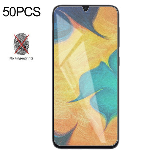 50 ชิ้น NonFull Matte Frosted ฟิล์มกระจกนิรภัยสำหรับ Galaxy A30 / A50 / M30 / A20 ไม่มีแพ็คเกจขายปลีก, For Galaxy A30 / A50 / M30 / A20 (50 PCS)