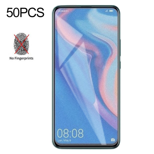 50 ชิ้น NonFull Matte Frosted ฟิล์มกระจกนิรภัยสำหรับ Huawei Y9 Prime (2019) / P Smart Z ไม่มีแพ็คเกจขายปลีก, For Huawei Y9 Prime(2019) / P Smart Z (50 PCS)