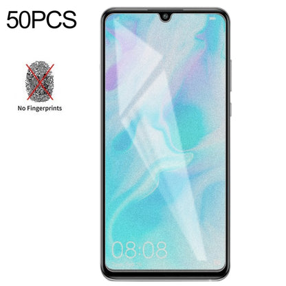 50 ชิ้น Non-Full Matte Frosted ฟิล์มกระจกนิรภัยสำหรับ Huawei P30 Lite ไม่มีแพ็คเกจขายปลีก, For Huawei P30 Lite (50 PCS)