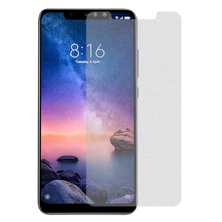 ฟิล์มกระจกนิรภัยแบบเคลือบด้านแบบไม่เต็มรูปแบบสำหรับ Xiaomi Redmi Note 6 Pro, For Xiaomi Redmi Note 6 Pro (1 PC)