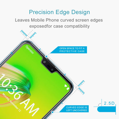 ฟิล์มกระจกนิรภัย 0.26 มม. 9H 2.5D สำหรับ Asus Zenfone Max Plus (M2) ZB634KL / Zenfone Max Shot ZB634KL, For Asus Zenfone Max Plus (M2) ZB634KL (1 PC)