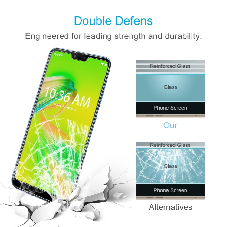 ฟิล์มกระจกนิรภัย 0.26 มม. 9H 2.5D สำหรับ Asus Zenfone Max Plus (M2) ZB634KL / Zenfone Max Shot ZB634KL, For Asus Zenfone Max Plus (M2) ZB634KL (1 PC)