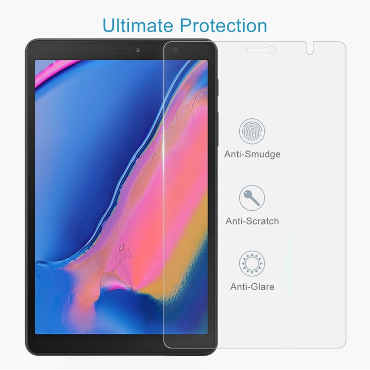 ฟิล์มกระจกนิรภัยป้องกันรอยขีดข่วน 9H 2.5D สำหรับ Galaxy Tab A 8 (2019) / P200 / P205