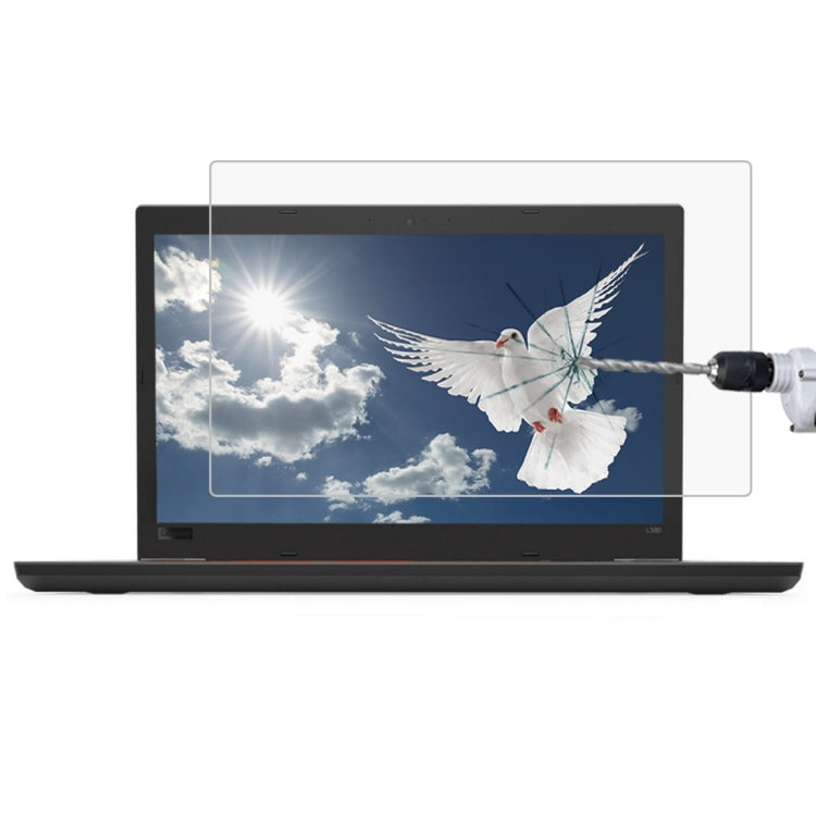 ฟิล์มกระจกนิรภัยแบบเต็มหน้าจอความแข็งพื้นผิว 9H สำหรับ Lenovo ThinkPad L580 15.6 นิ้ว, Lenovo L580