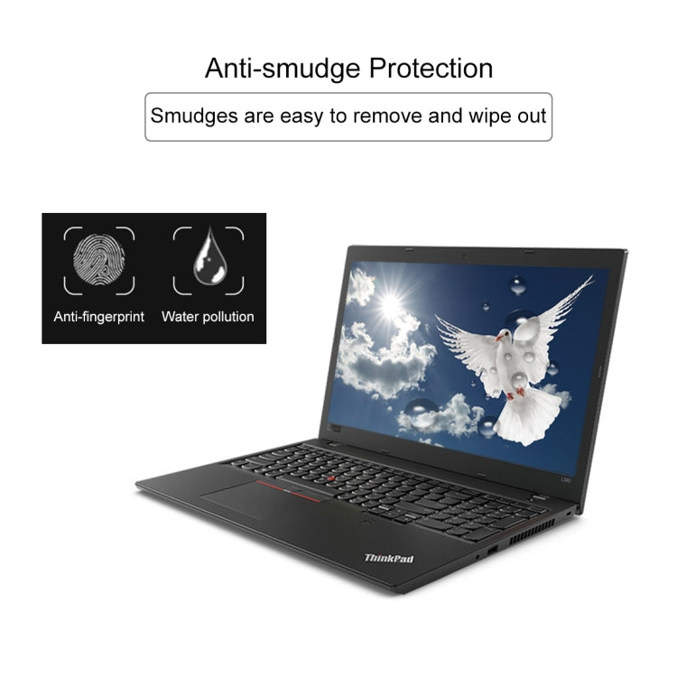ฟิล์มกระจกนิรภัยแบบเต็มหน้าจอความแข็งพื้นผิว 9H สำหรับ Lenovo ThinkPad L580 15.6 นิ้ว, Lenovo L580