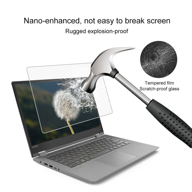 ฟิล์มกระจกนิรภัยแบบเต็มหน้าจอความแข็ง 0.4 มม. 9H สำหรับ Lenovo ThinkPad Yoga 530 14 นิ้ว, Yoga 530