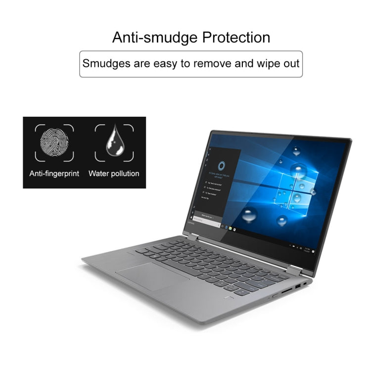 ฟิล์มกระจกนิรภัยแบบเต็มหน้าจอความแข็ง 0.4 มม. 9H สำหรับ Lenovo ThinkPad Yoga 530 14 นิ้ว, Yoga 530