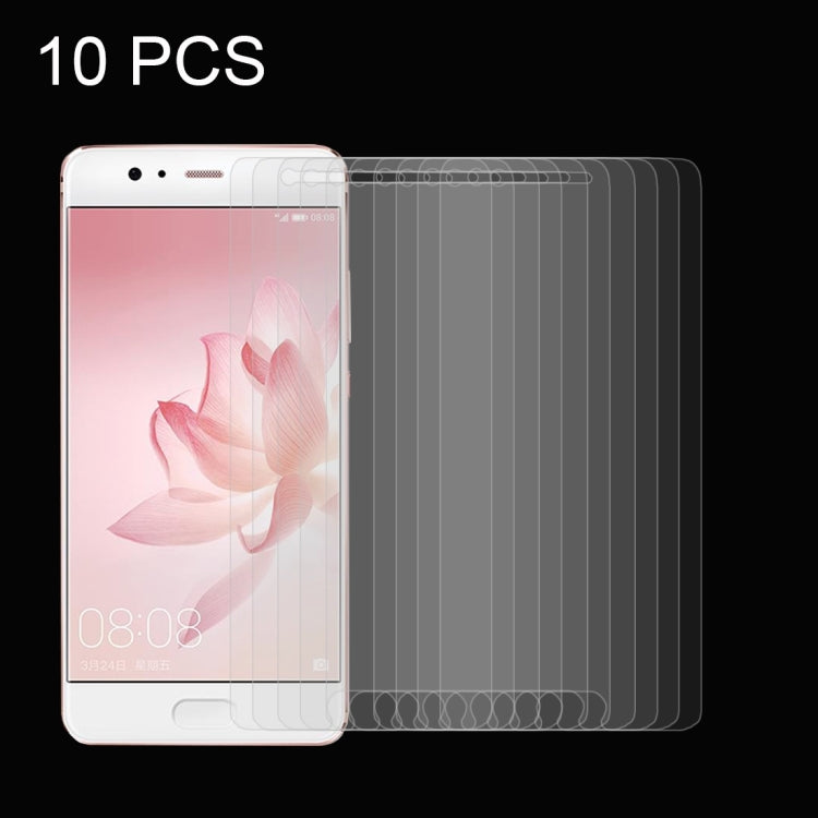 10 ชิ้นสำหรับหัวเว่ย P10 พลัส 0.26 มิลลิเมตร 9H ความแข็งพื้นผิวป้องกันการระเบิดไม่เต็มหน้าจอฟิล์มกระจกนิรภัย, For P10 Plus