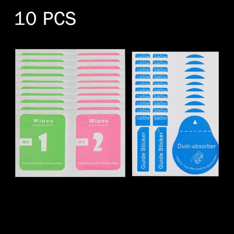 10 ชิ้นสำหรับหัวเว่ย P10 พลัส 0.26 มิลลิเมตร 9H ความแข็งพื้นผิวป้องกันการระเบิดไม่เต็มหน้าจอฟิล์มกระจกนิรภัย, For P10 Plus