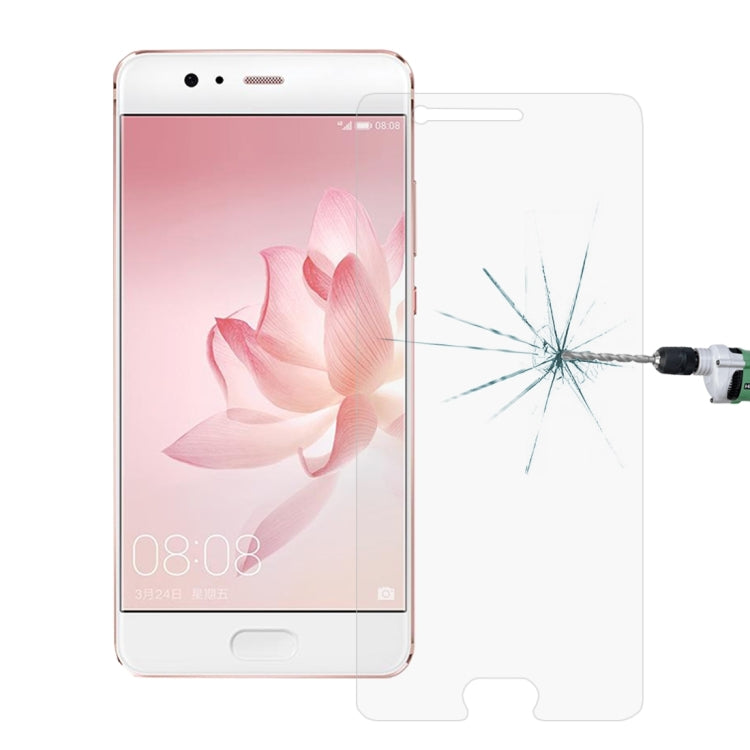 สำหรับ Huawei P10 Plus 0.26mm 9H ความแข็งพื้นผิวป้องกันการระเบิดแบบเต็มหน้าจอฟิล์มกระจกนิรภัย, For P10 Plus