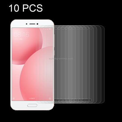 10 ชิ้นสำหรับ Xiaomi Mi 5c 0.26 มิลลิเมตร 9H ความแข็งพื้นผิวป้องกันการระเบิดไม่เต็มหน้าจอฟิล์มกระจกนิรภัย, For Mi 5c