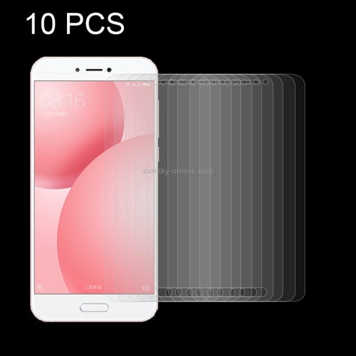 10 ชิ้นสำหรับ Xiaomi Mi 5c 0.26 มิลลิเมตร 9H ความแข็งพื้นผิวป้องกันการระเบิดไม่เต็มหน้าจอฟิล์มกระจกนิรภัย, For Mi 5c