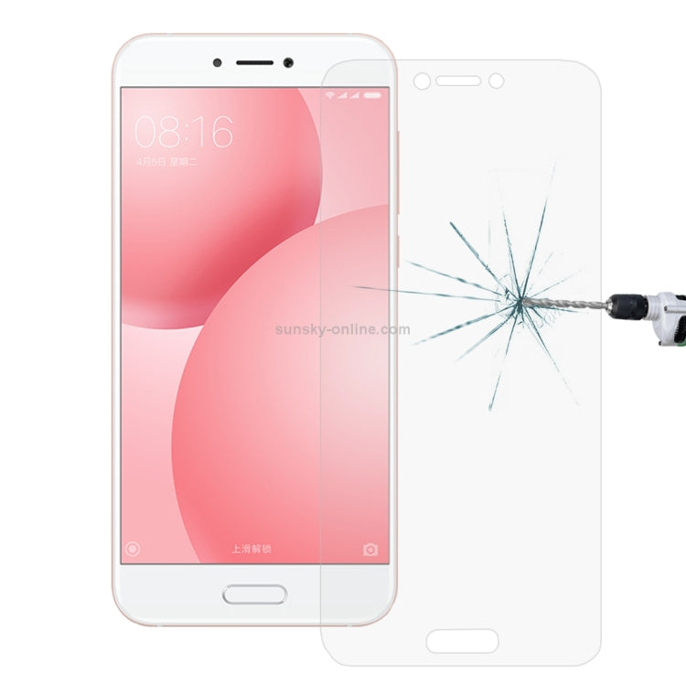 10 ชิ้นสำหรับ Xiaomi Mi 5c 0.26 มิลลิเมตร 9H ความแข็งพื้นผิวป้องกันการระเบิดไม่เต็มหน้าจอฟิล์มกระจกนิรภัย, For Mi 5c