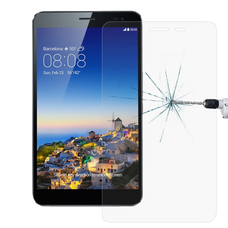 สำหรับหัวเว่ยเกียรติแท็บเล็ต 2 8.0 นิ้ว 0.3 มิลลิเมตร 9H ความแข็งพื้นผิวเต็มหน้าจอกระจกกันรอยหน้าจอ, 1pcs