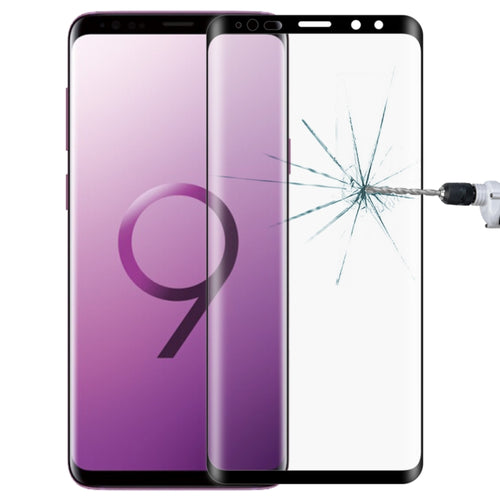 0.3 มม. 9H ความแข็งพื้นผิว 3D Curved Edge ฟิล์มกระจกนิรภัยแบบเต็มหน้าจอสำหรับ Galaxy Note9, For Galaxy Note9（1 PC）