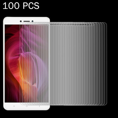 100 ชิ้นสำหรับ Xiaomi R Edmi หมายเหตุ 4X 0.26 มิลลิเมตร 9H ความแข็งพื้นผิวฟิล์มกระจกนิรภัยป้องกันการระเบิด, 100pcs