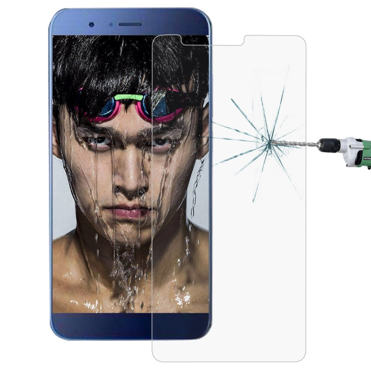 สำหรับ Huawei Honor V9 0.26mm 9H ความแข็งพื้นผิวป้องกันการระเบิดแบบเต็มหน้าจอฟิล์มกระจกนิรภัย, For Honor V9(1 PC)