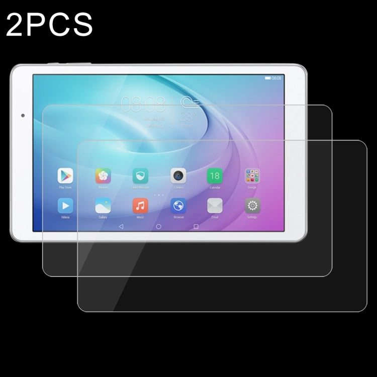 2 ชิ้น 10 นิ้ว 0.4 มิลลิเมตรสากล 9H ความแข็งพื้นผิวกระจกกันรอยหน้าจอ, 2 PCS 10 inch