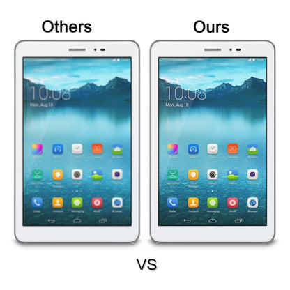 8 นิ้วสากล 0.4 มิลลิเมตร 9H ความแข็งพื้นผิวกระจกกันรอยหน้าจอ, 1 PCS 8 inch
