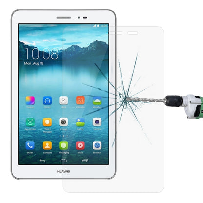 สำหรับ HUAWEI MediaPad T2 8.0 Pro 0.4mm 9H ความแข็งพื้นผิวแบบเต็มหน้าจอกระจกนิรภัยป้องกันหน้าจอ, For T2 8.0 Pro