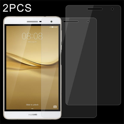 2 ชิ้นสำหรับ Huawei MediaPad T2 7.0 Pro 0.4mm 9H ความแข็งพื้นผิวแบบเต็มหน้าจอกระจกกันรอยหน้าจอ, For MediaPad T2 7.0 Pro