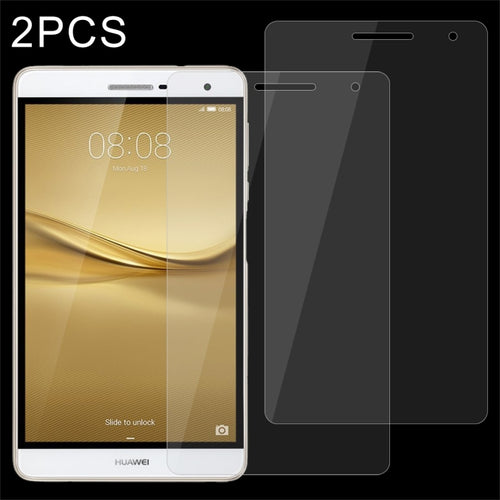 2 ชิ้นสำหรับ Huawei MediaPad T2 7.0 Pro 0.4mm 9H ความแข็งพื้นผิวแบบเต็มหน้าจอกระจกกันรอยหน้าจอ, For MediaPad T2 7.0 Pro