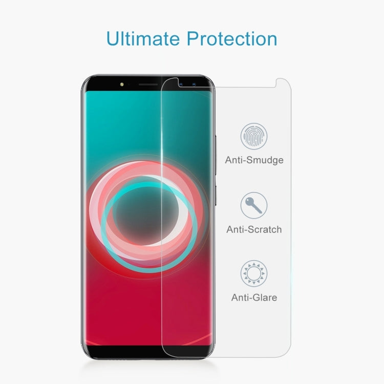 ฟิล์มกระจกนิรภัย 0.26 มม. 9H 2.5D สำหรับ Ulefone Power 3S, For Ulefone Power 3S (1pc)