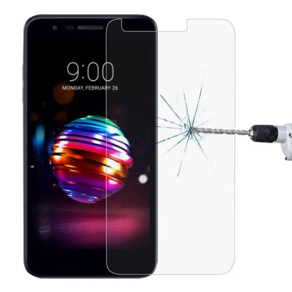 ฟิล์มกระจกนิรภัย 0.26 มม. 9H 2.5D สำหรับ LG K10 (2018), For LG K10 (2018)