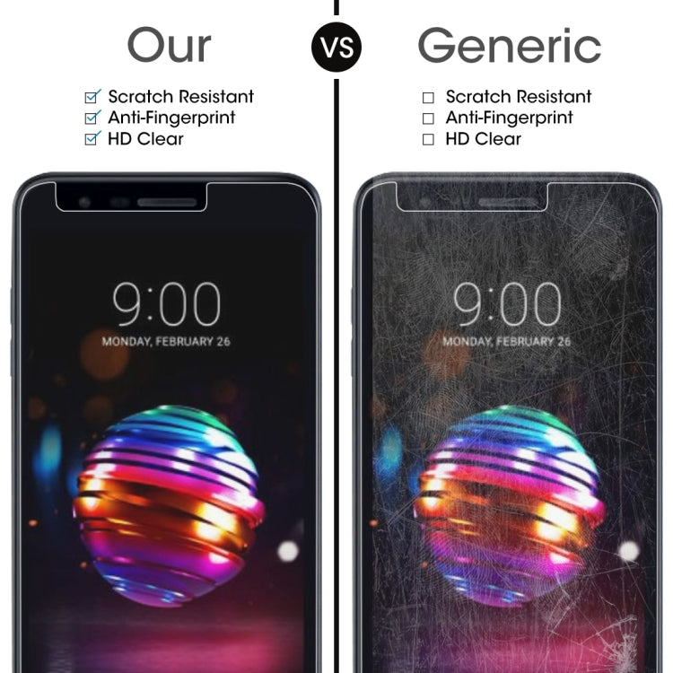 ฟิล์มกระจกนิรภัย 0.26 มม. 9H 2.5D สำหรับ LG K10 (2018), For LG K10 (2018)