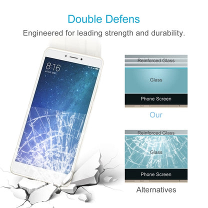 สำหรับ Xiaomi Mi Max 2 0.3mm 9H ความแข็งพื้นผิว 2.5D ป้องกันการระเบิดไม่เต็มหน้าจอฟิล์มกระจกนิรภัย, For Mi Max 2