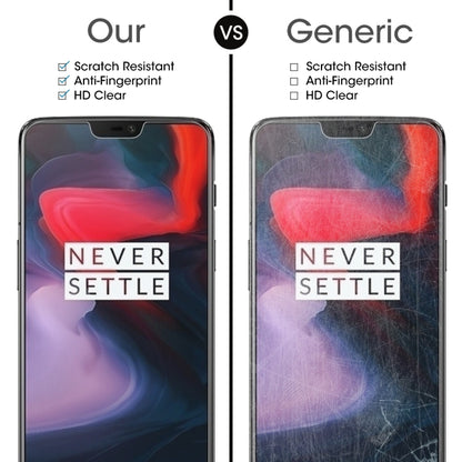 10 ชิ้น 0.26 มิลลิเมตร 9H 2.5D ฟิล์มกระจกนิรภัยสำหรับ OnePlus 6, For OnePlus 6 (10 PCS)