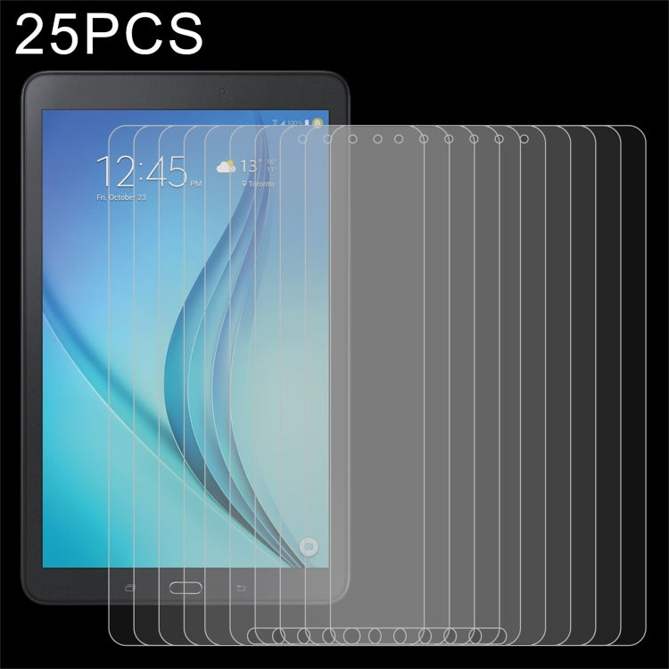 สำหรับ Samsung Galaxy Tab E 9.6 25 ชิ้น 9H HD ฟิล์มกระจกนิรภัยป้องกันการระเบิด, For Samsung Galaxy Tab E 9.6